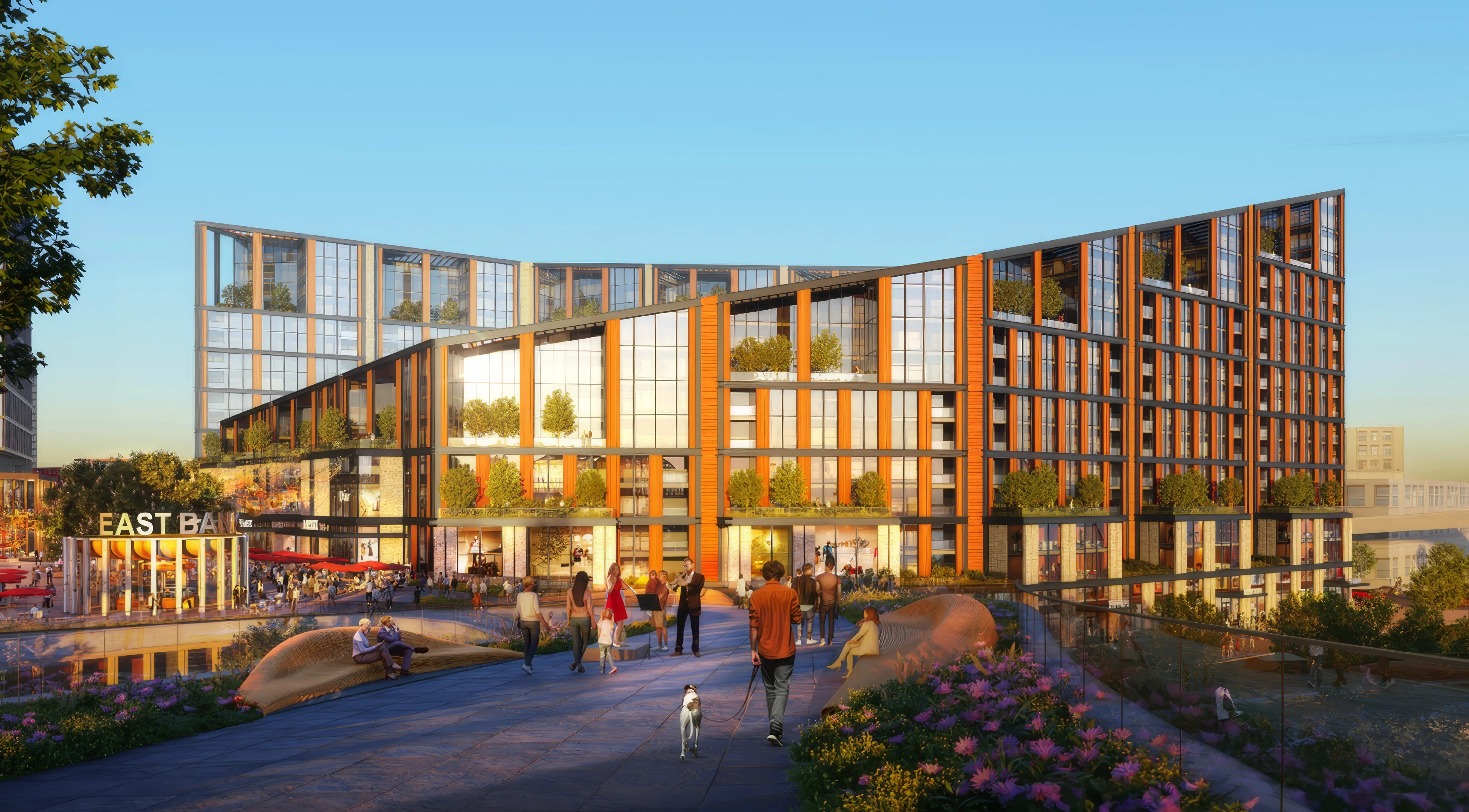 Waterfront East Bank project moves forward with new lease agreement, Fallon to develop 30 acres of mixed-use space around the new $2.1 billion Titans stadium