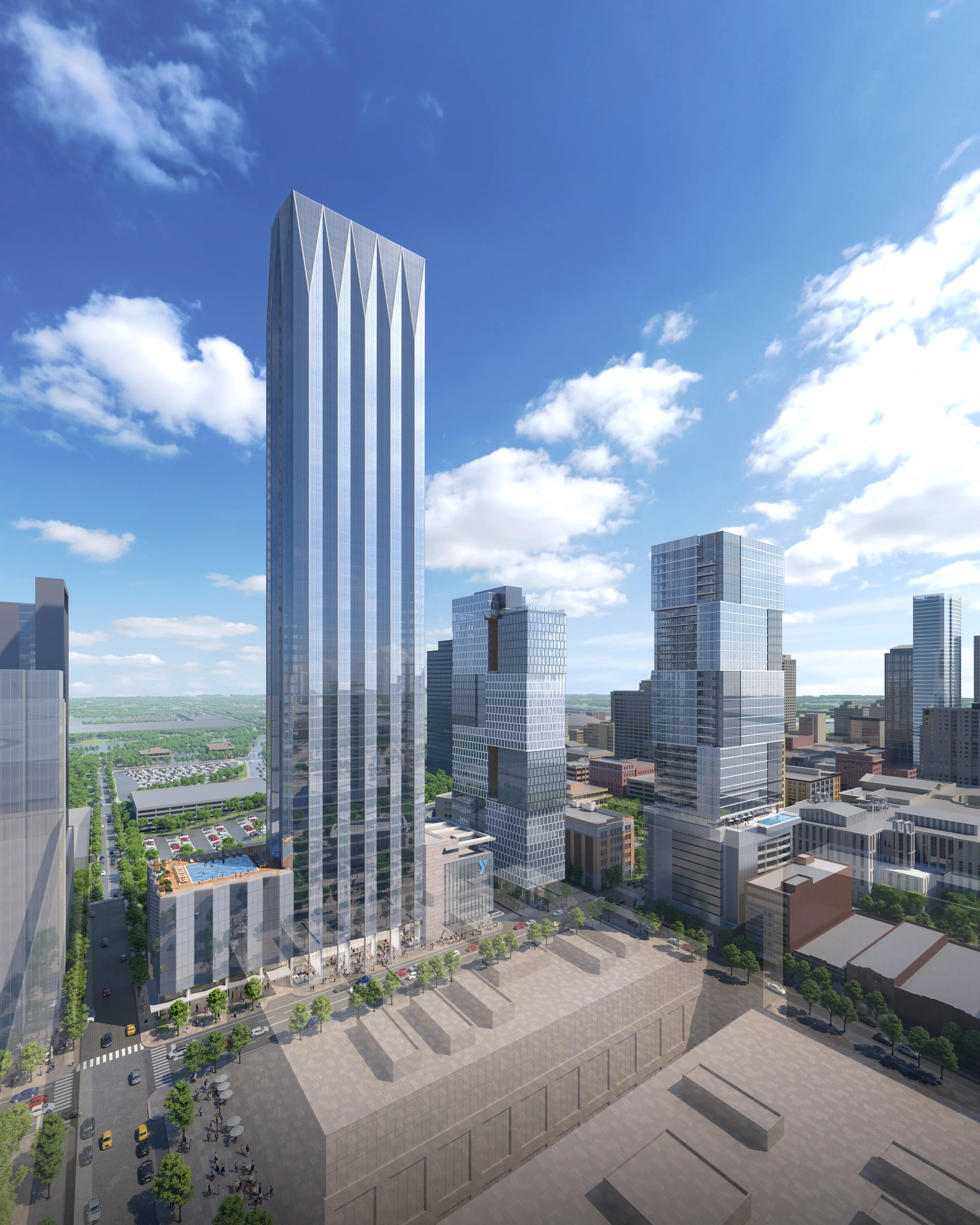 Giarratana moves forward with Tennessee’s tallest tower, 1010 Church Street, standing 750 feet and 60 stories, after securing $232.3 million for the Downtown YMCA site