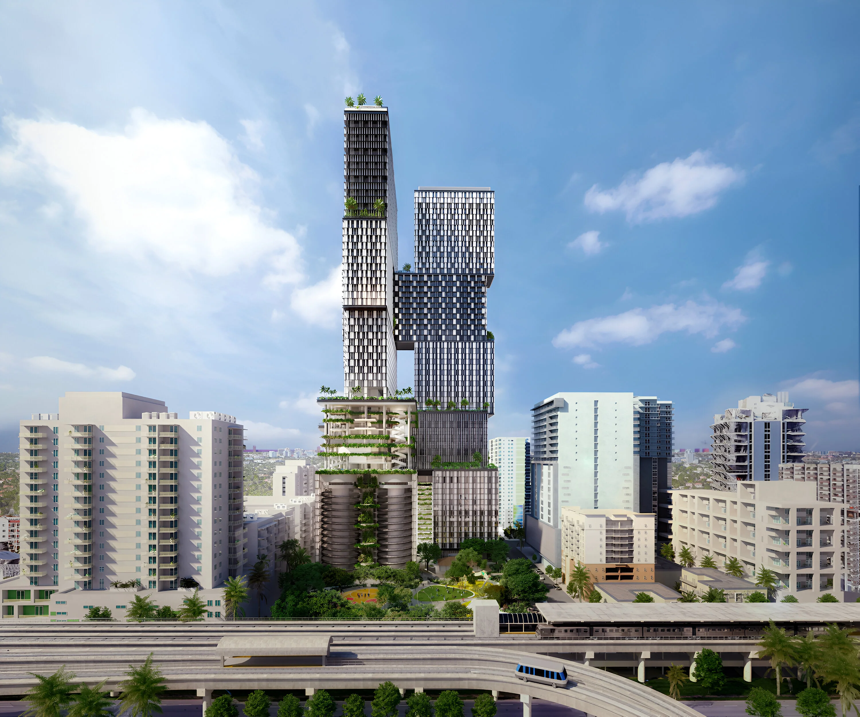 1 Southside Park, a new world-class 64-story mixed-use luxury tower is coming to Miami