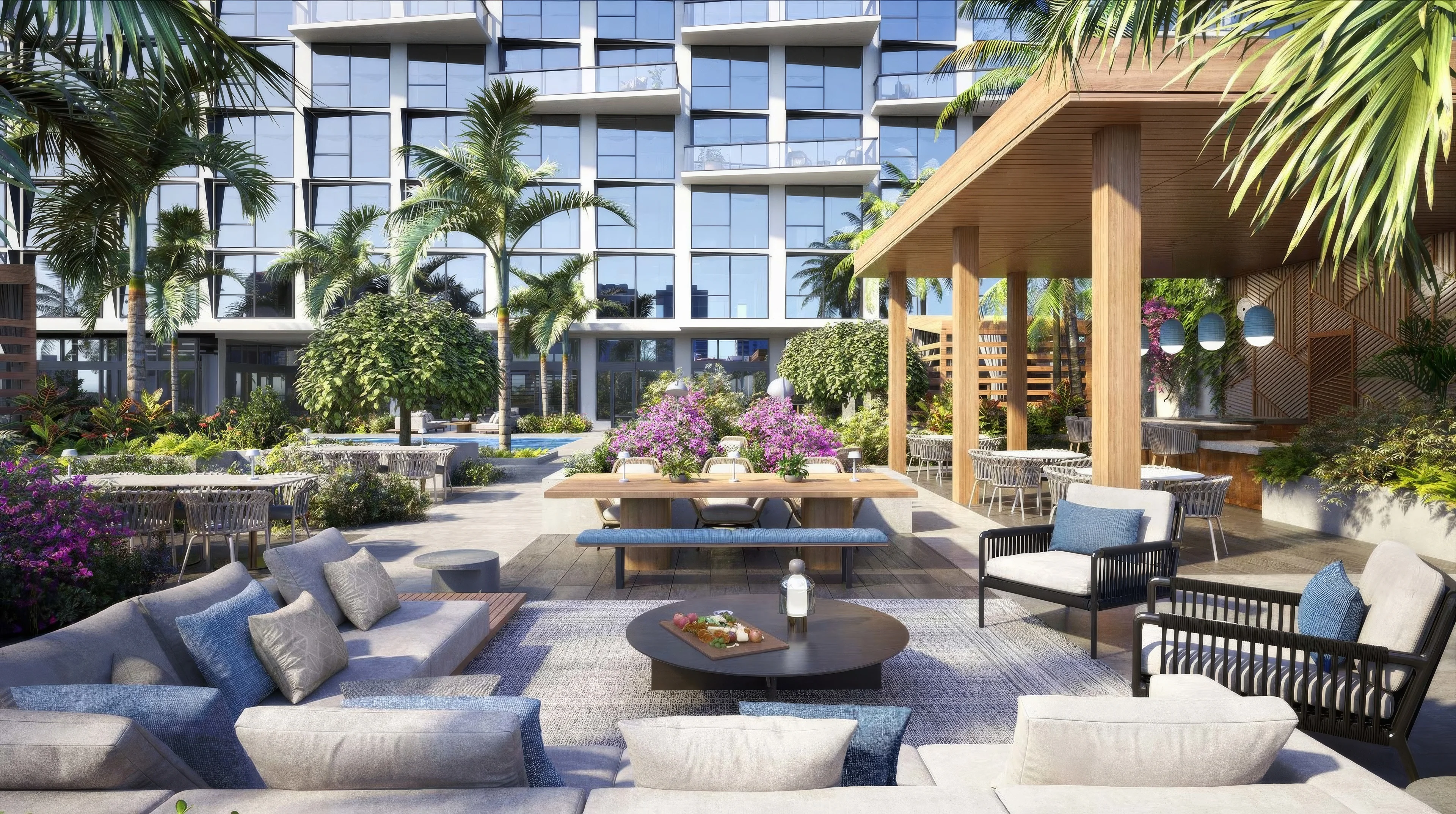 Laurel, a new 21-story apartment tower begins leasing at The Square in West Palm Beach, offering residents luxury amenities a few blocks from Brightline station 