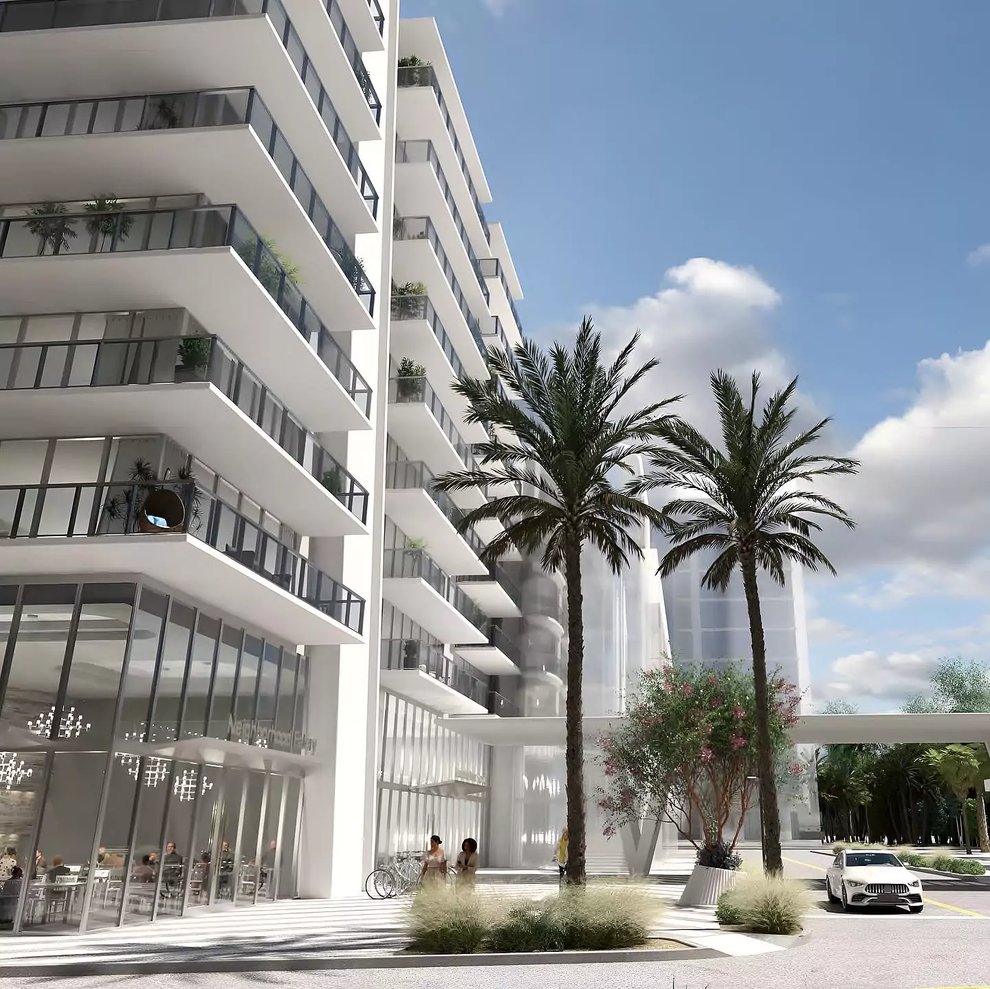 40-story Brightline Residences proposed to connect rail to apartment complex with covered walkway at Fort Lauderdale station