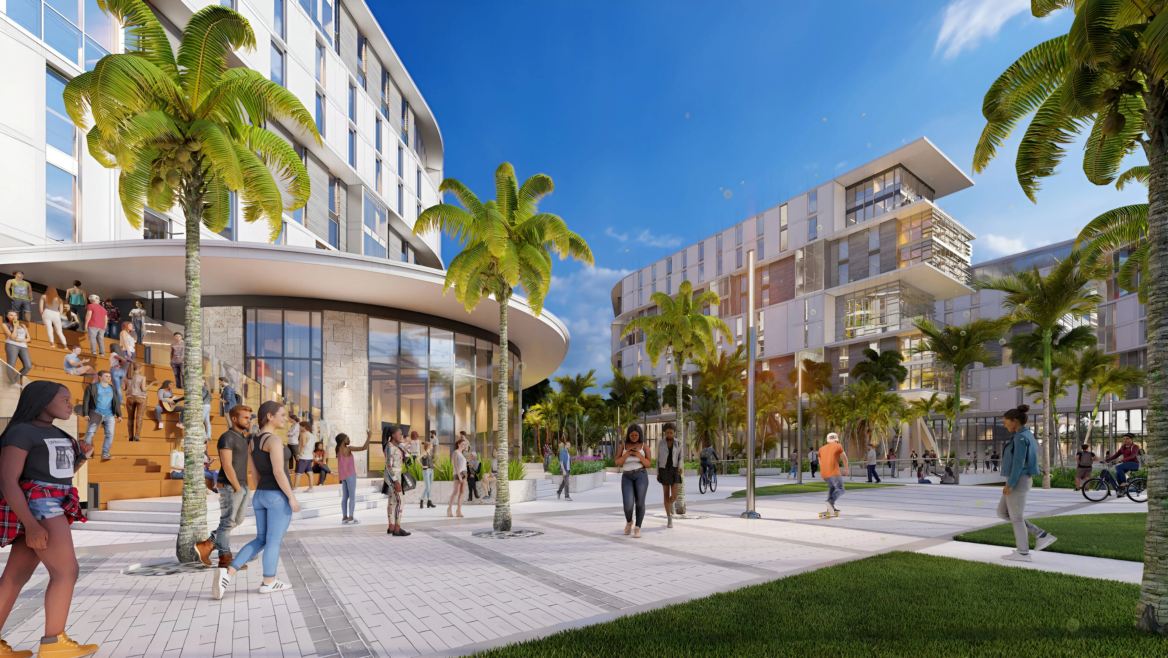 University of Miami's new $355 million Centennial Village that’s designed to house more than 2,000 students just topped out, and opening next year