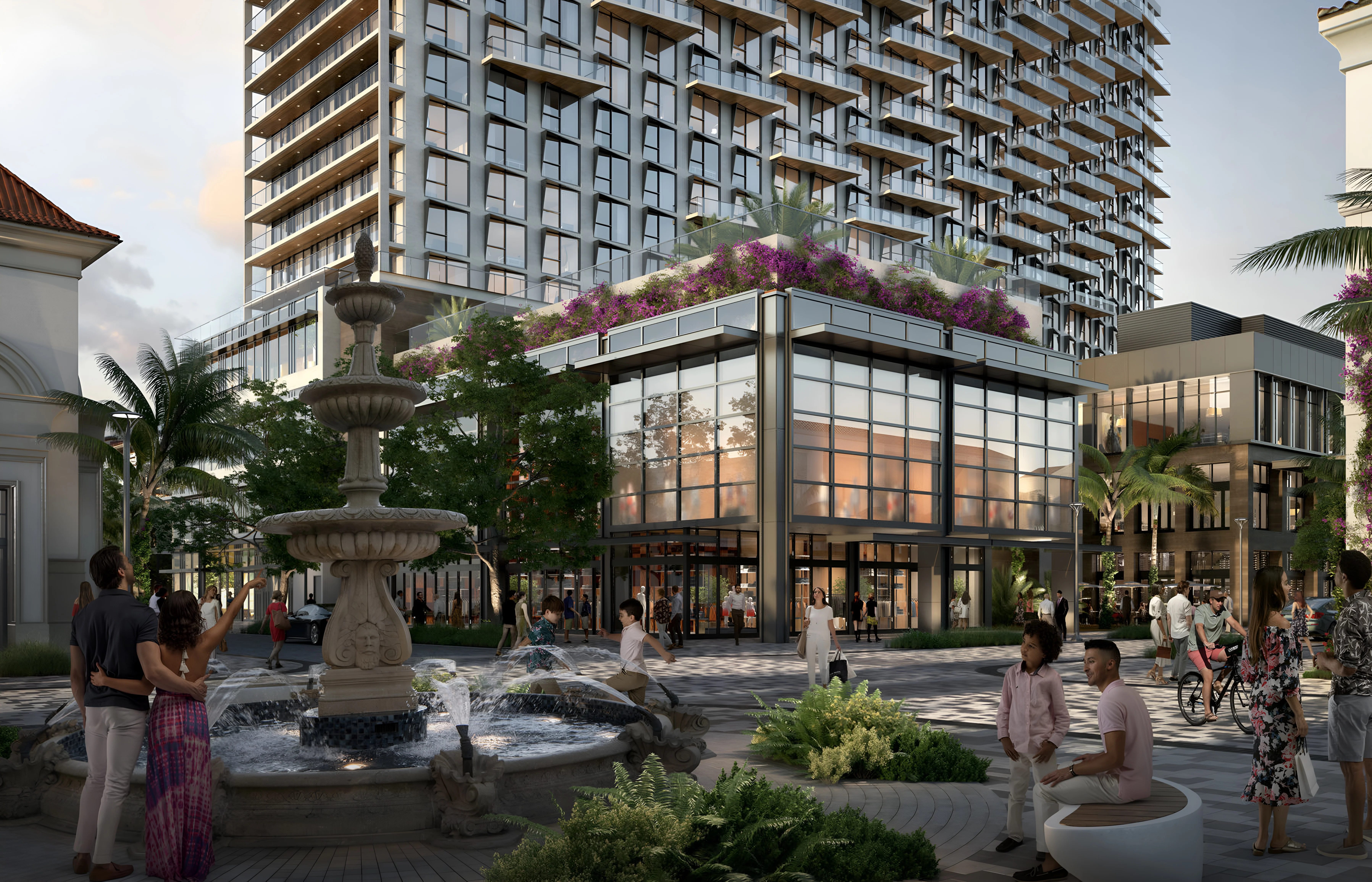 575 Rosemary, a mixed-use apartment development in the heart of The Square nears completion