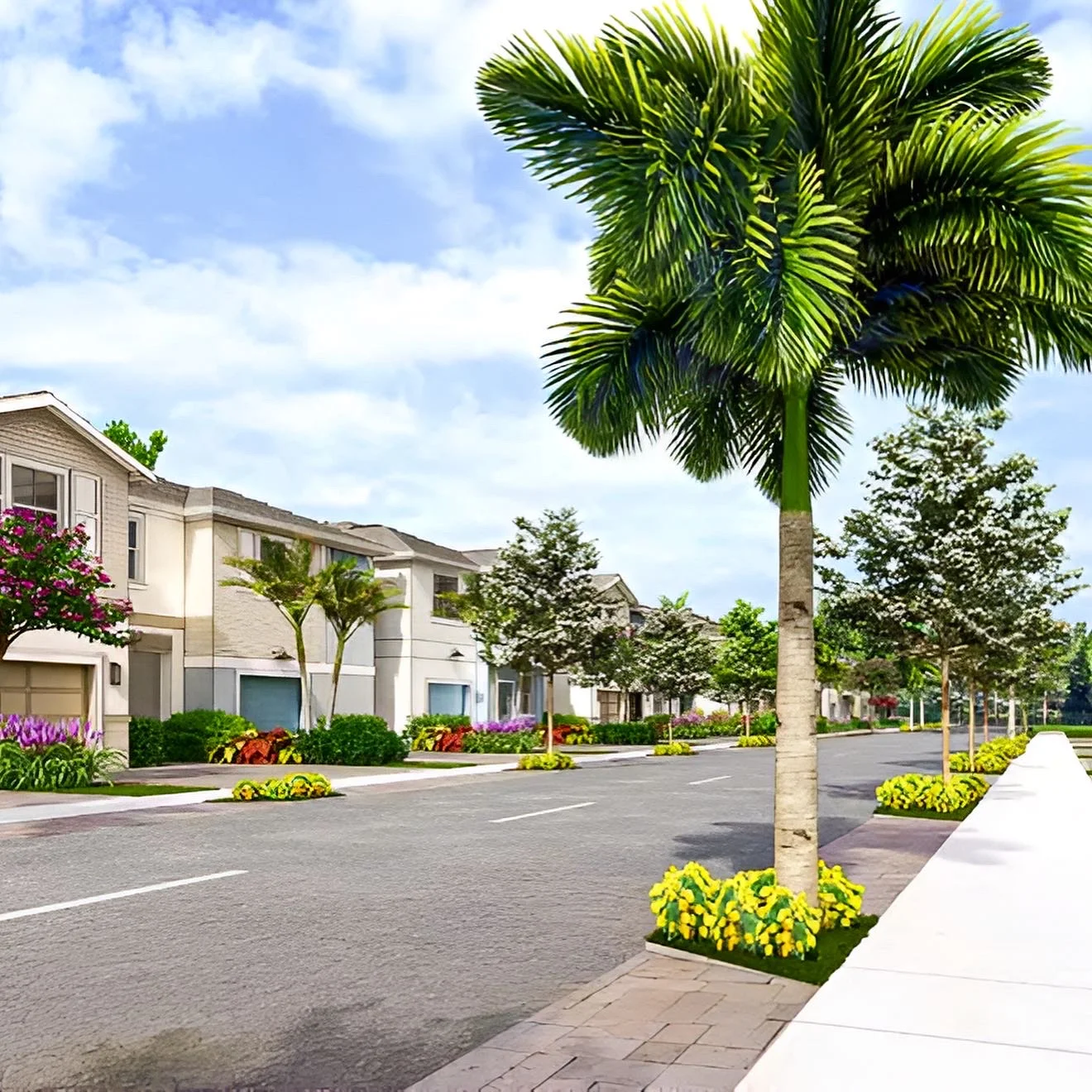 Vintage Oaks, a gated community featuring over 100 townhomes on Northlake Blvd nearing