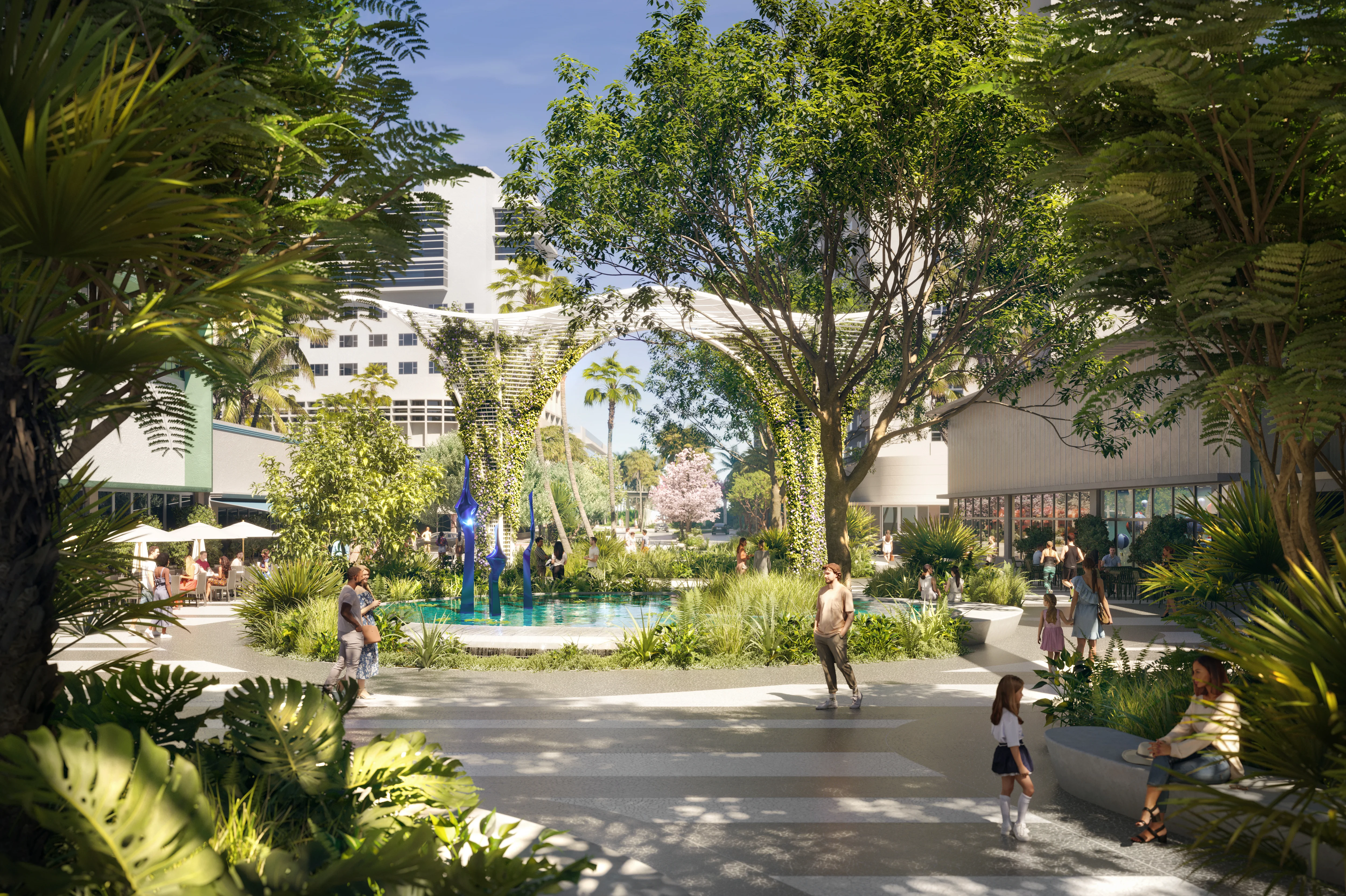 Owners of South Beach’s Ritz-Carlton and Sagamore Hotelare embarking on a transformative project for the 100 block of Lincoln Road and its beachwalk entrance