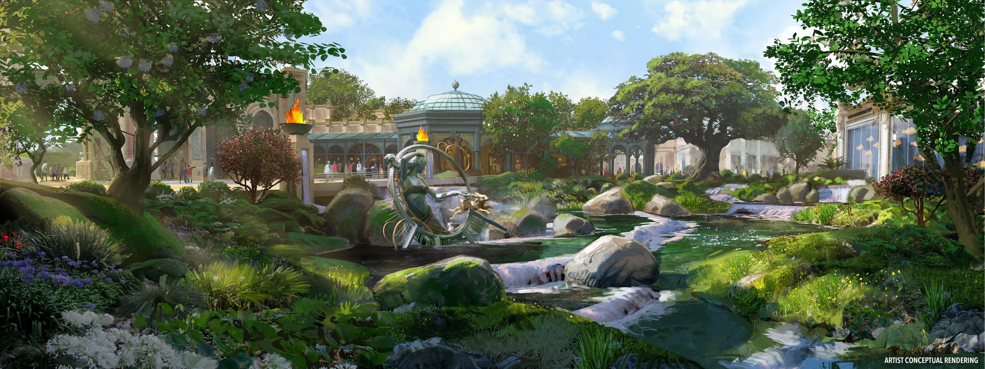 Universal Orlando releases renderings of newEpic Universe theme park revealing hotel and unique portals to each world, opening in 2025