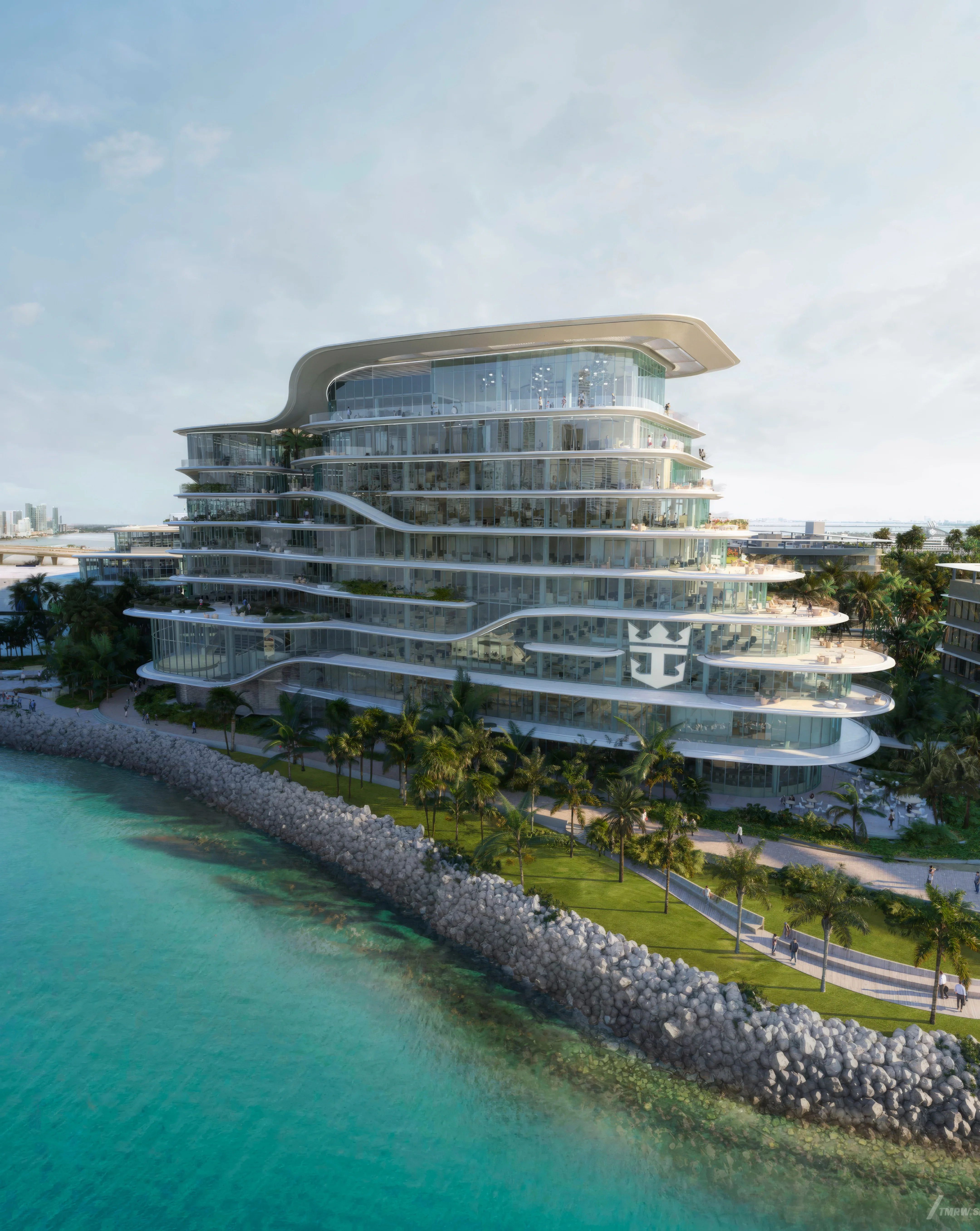 Royal Caribbean Group commences construction on new 10-story, HOK designed, PortMiami office headquarters, with completion scheduled for 2026
