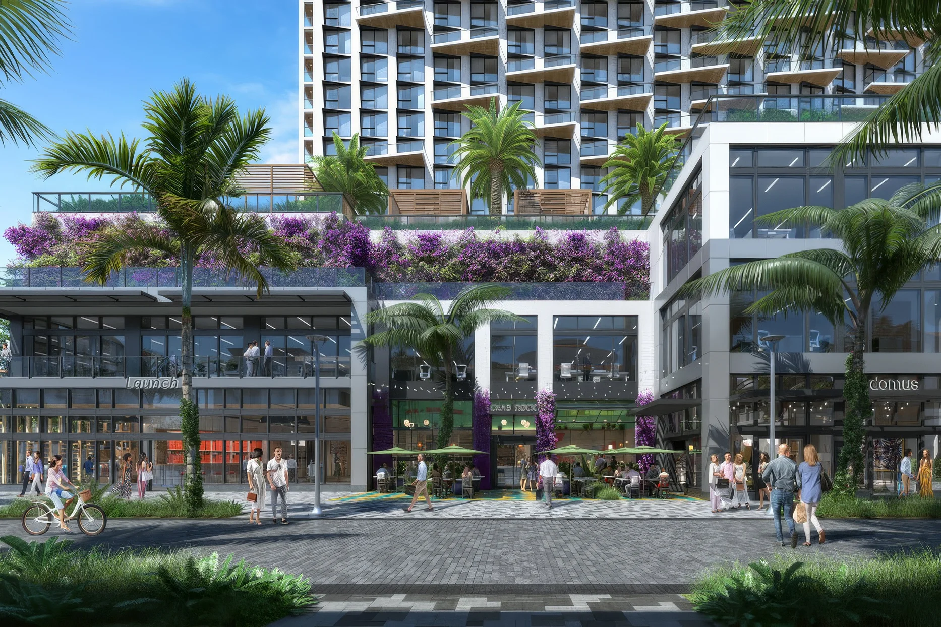 Laurel, a new 21-story apartment tower begins leasing at The Square in West Palm Beach, offering residents luxury amenities a few blocks from Brightline station 