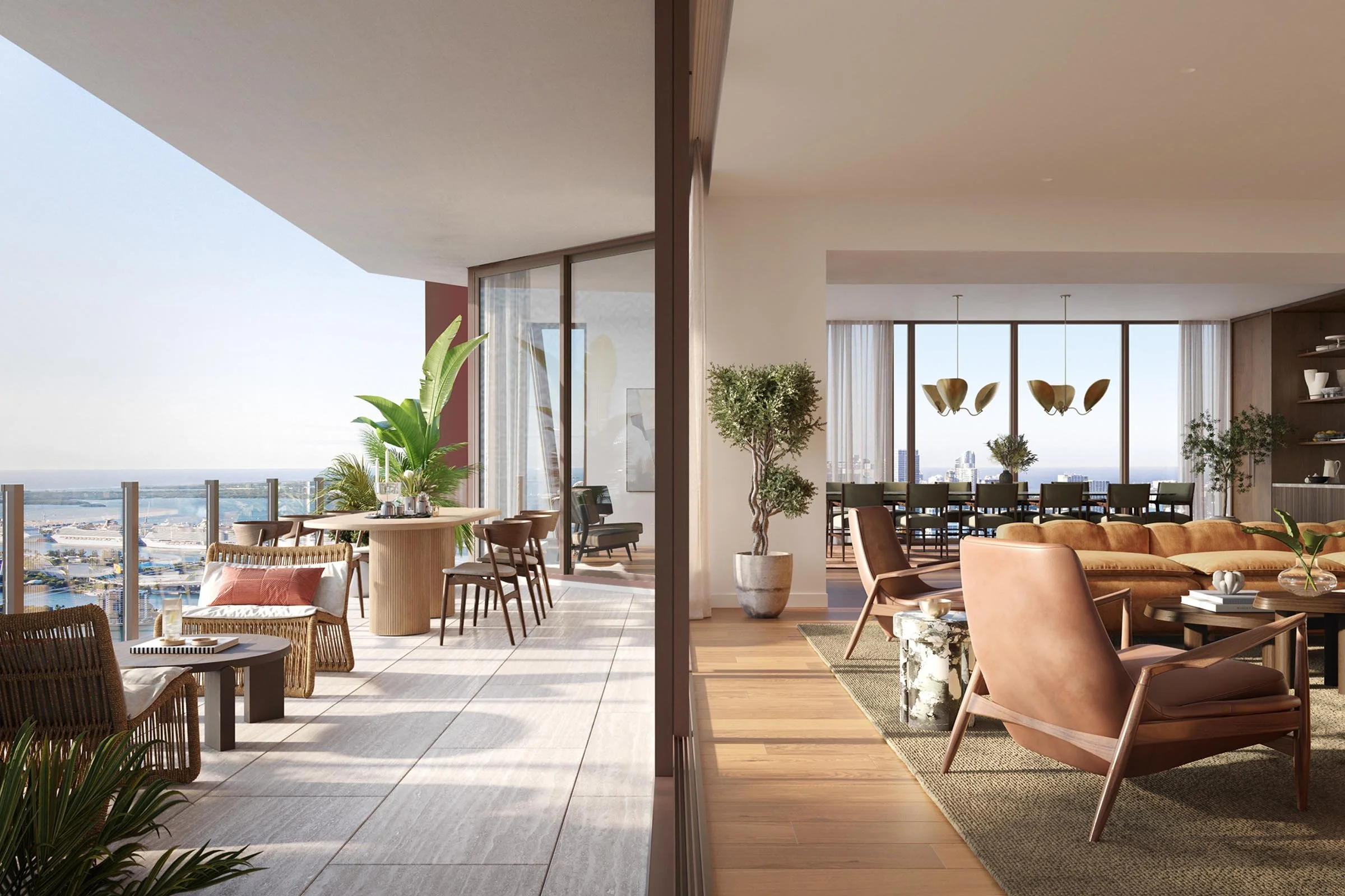Terra & Major Food Group join forces to launch Villa Miami, a 58-story waterfront condominium tower, offering residents a rooftop helipad