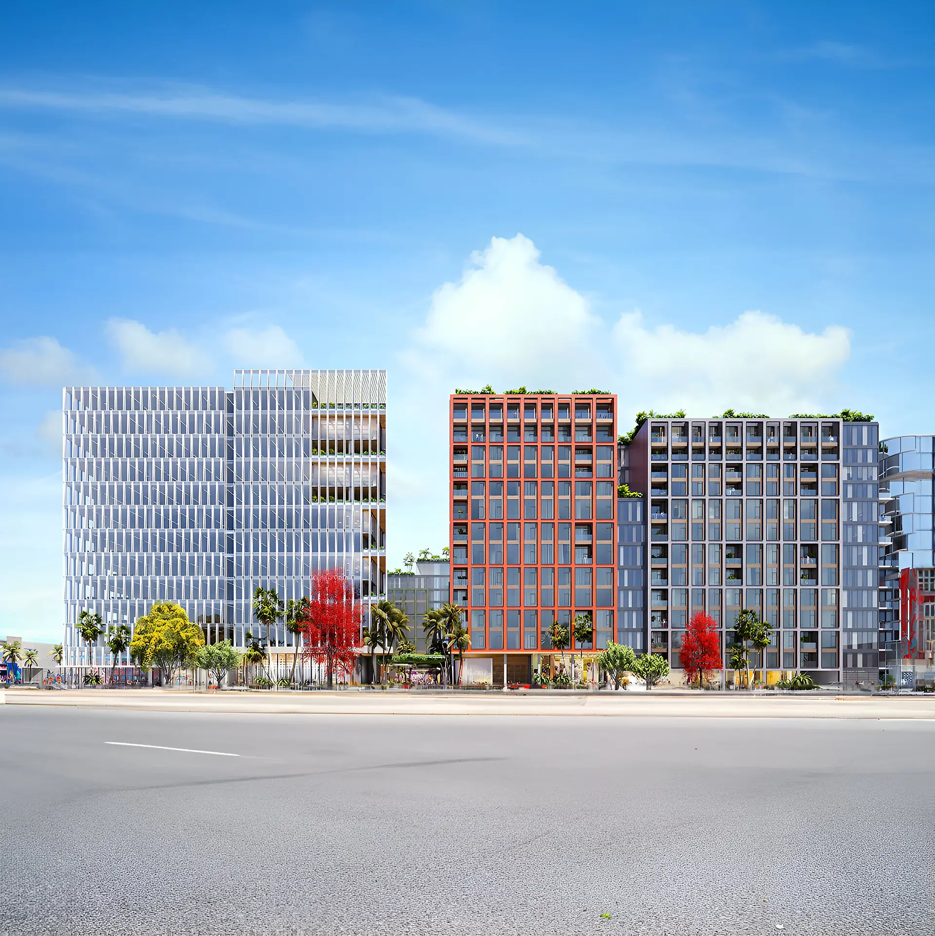 Wynwood Plaza in Wynwood Arts District reaches milestone with top-off of twelve-story office tower