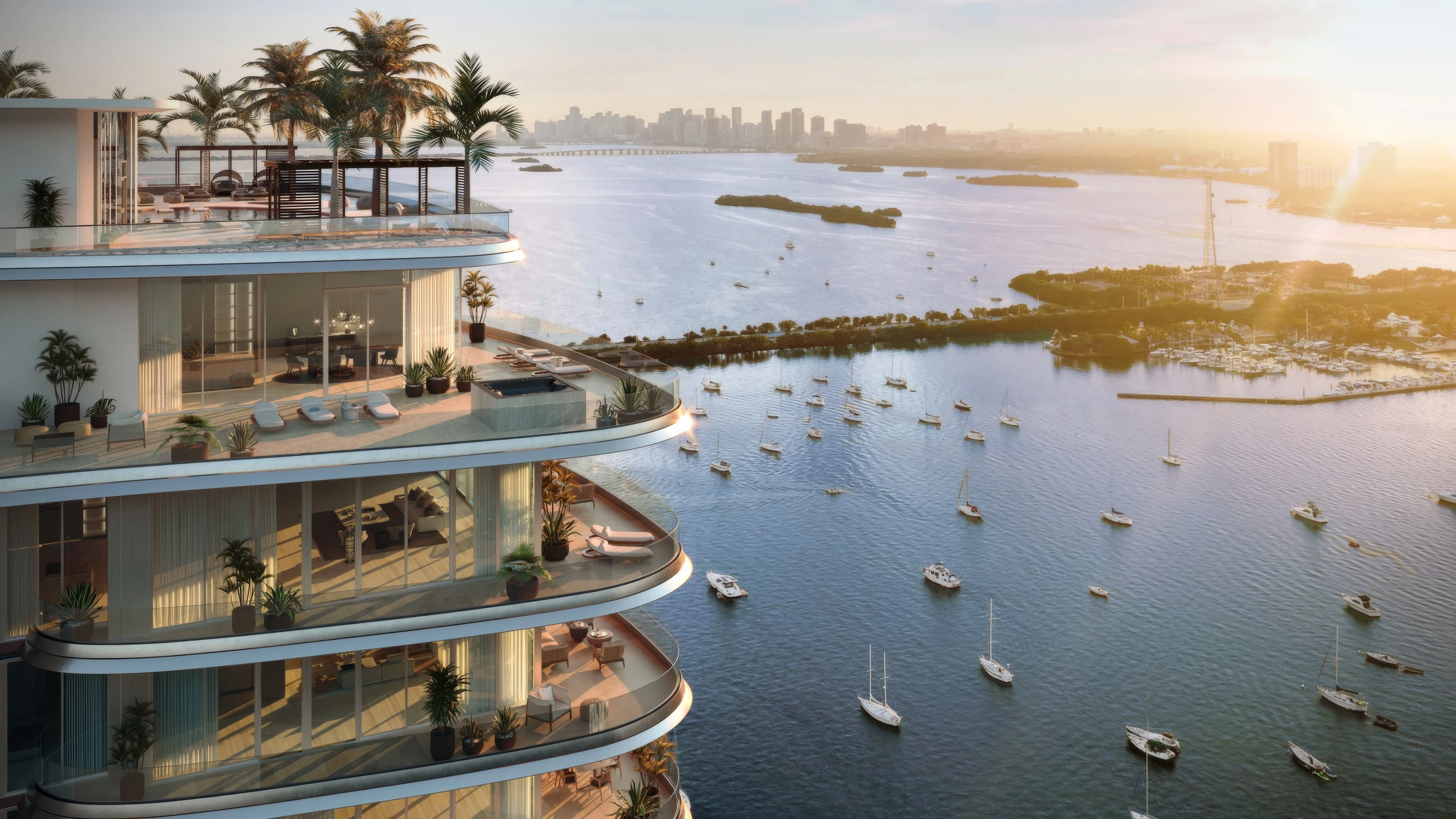 First Pagani residences in the world to launch in Miami’s North Bay Village, featuring 70 units in 28 stories, with prices starting at $2.4 million