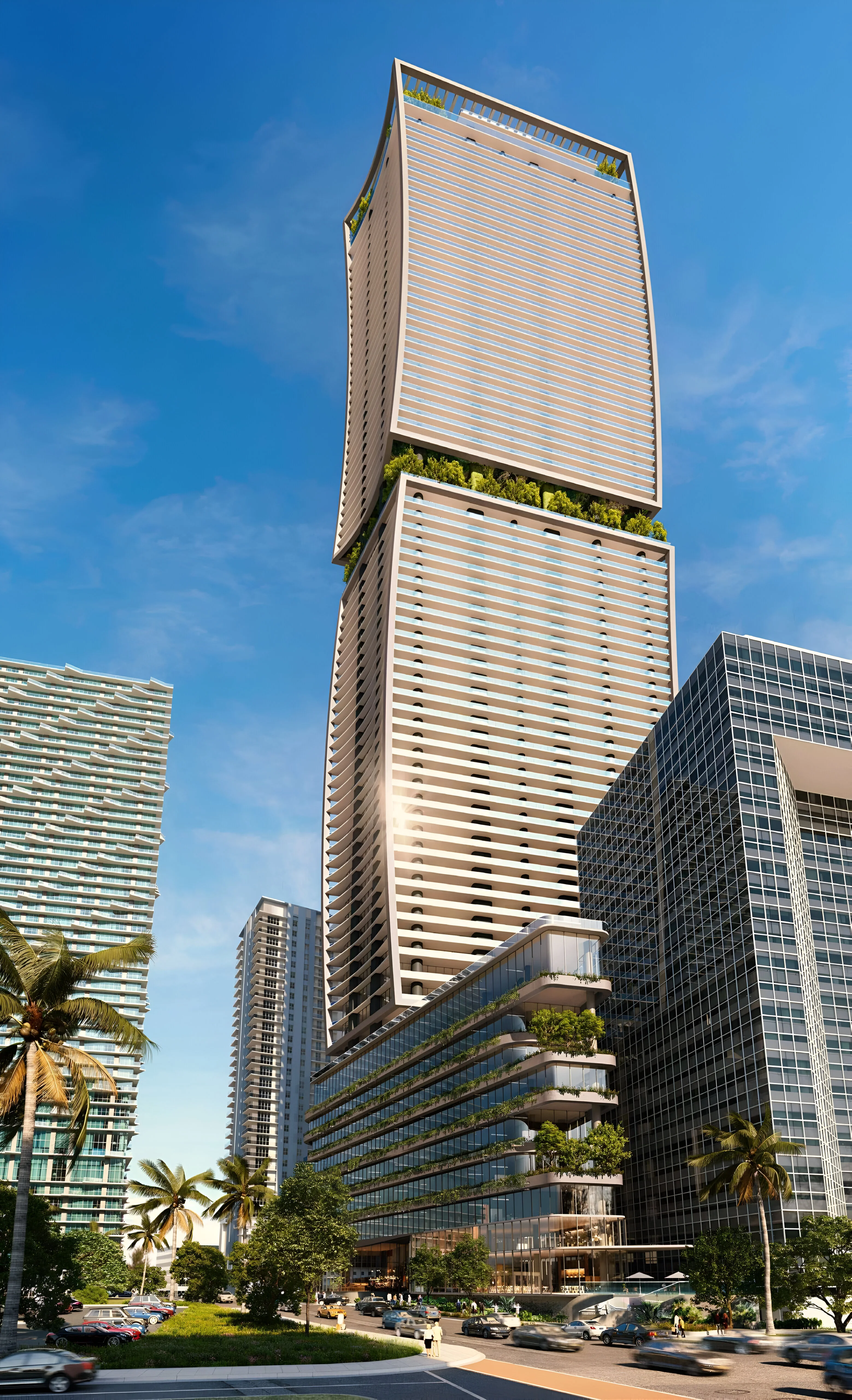 Ora by Casa Tua, a 76-story mixed-use tower offering short-term residences is coming to Miami's bustling Brickell financial district