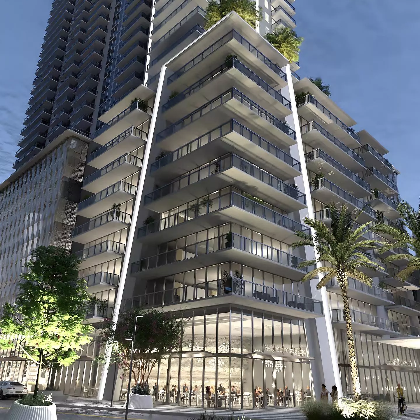 40-story Brightline Residences proposed to connect rail to apartment complex with covered walkway at Fort Lauderdale station