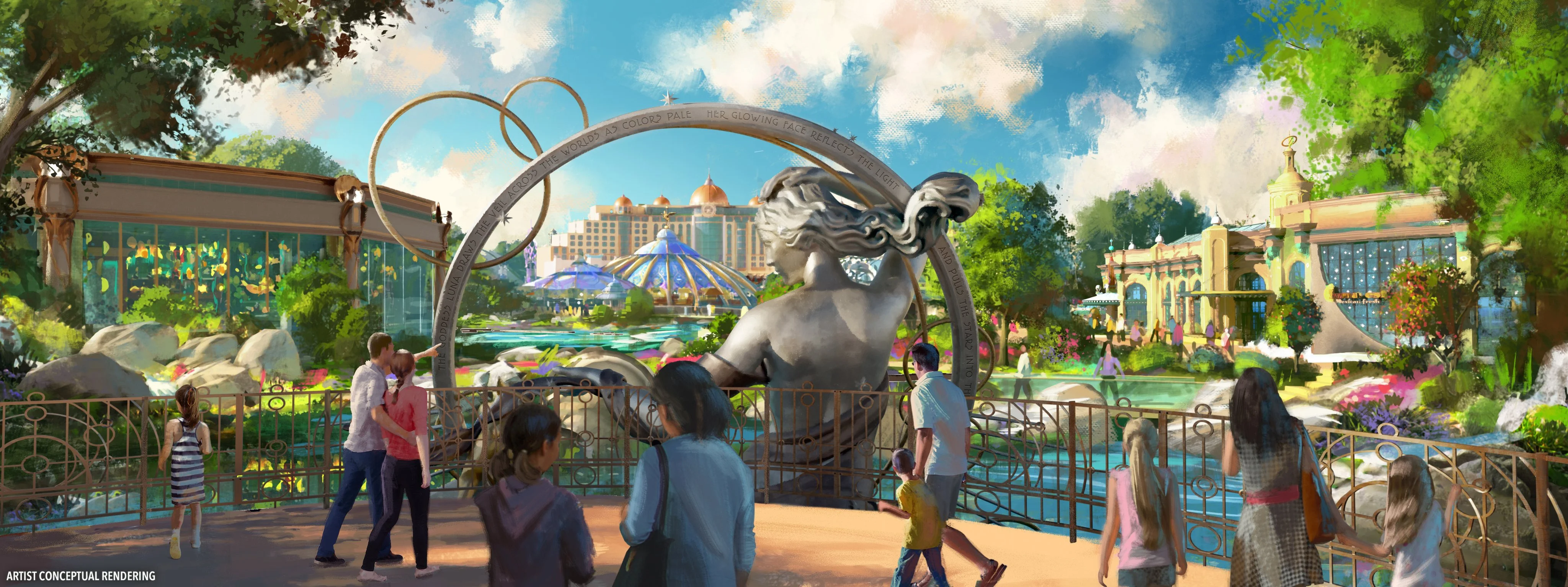 Universal Orlando releases renderings of newEpic Universe theme park revealing hotel and unique portals to each world, opening in 2025