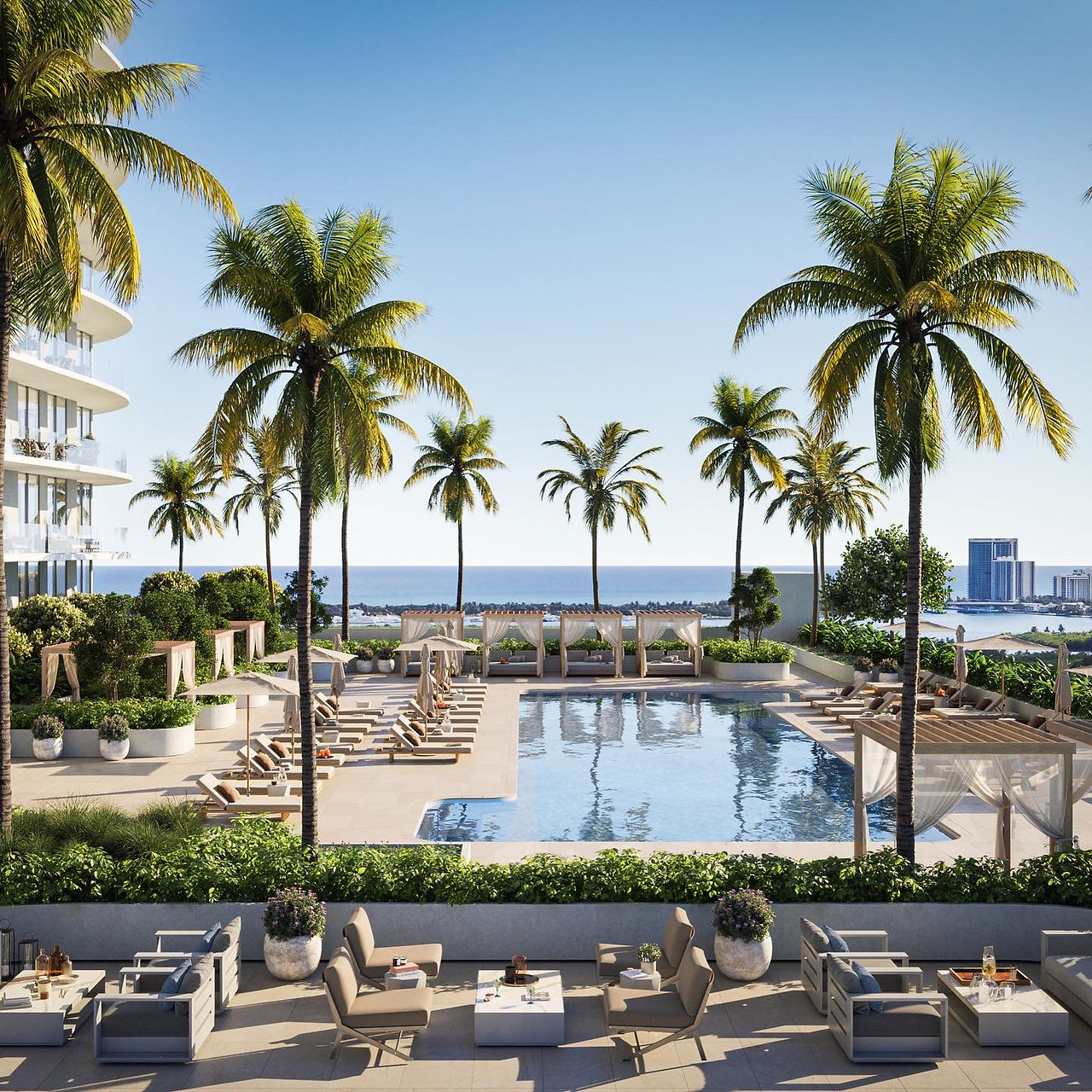 One Park Tower by Turnberry, a 33-story condominium in North Miami's SoLé Mia expect 2025 completion
