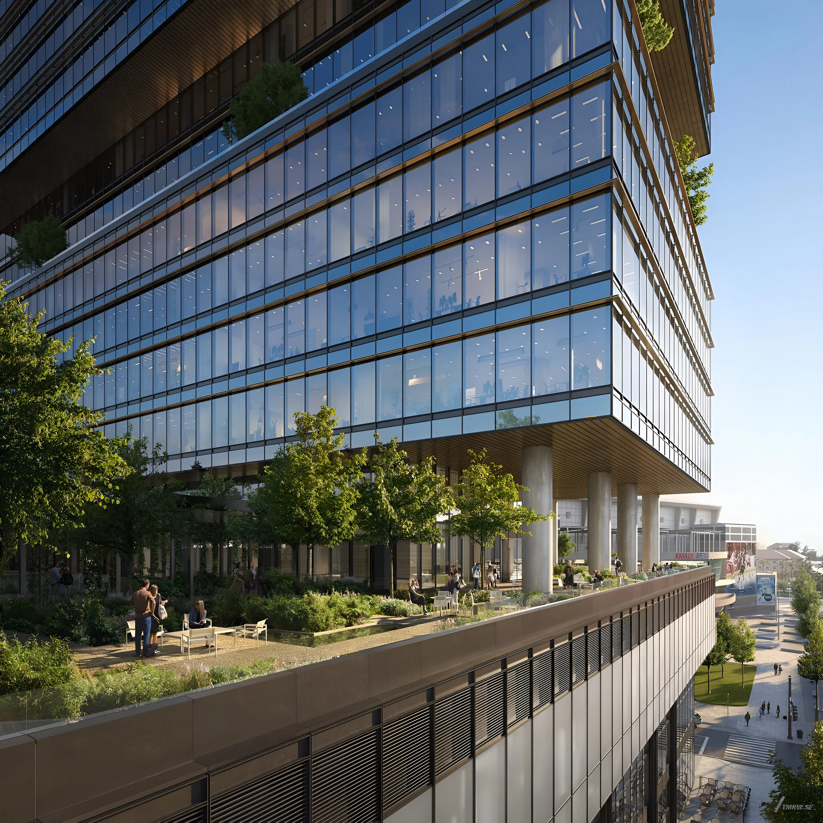 400 Channelside, a 19-story development in Water Street Tampa will feature a 30,000 sqft sky garden