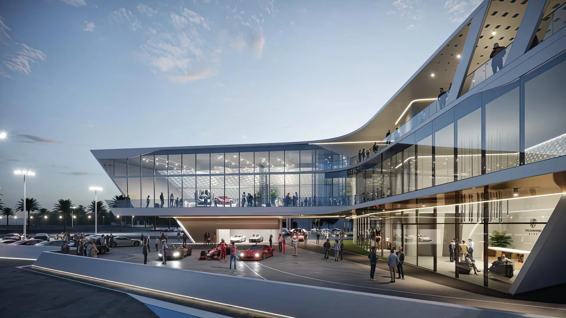 Coastal Construction Group celebrates topping out the Event Campus at The Concours Club, a luxury motorsport resort within OPF Airport