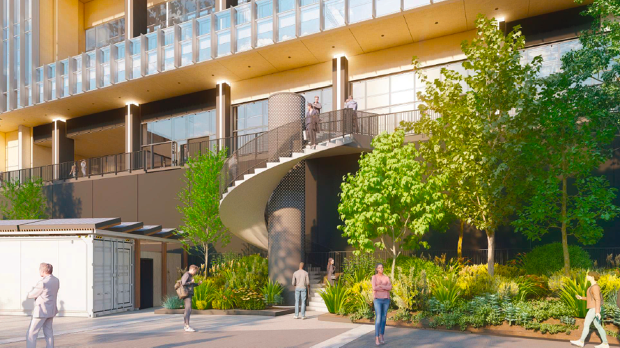 Southwest Value Partners plans a 1.31-acre pedestrian park in the 19-acre Nashville Yards development that will stretch from Broadway to future Pinnacle tower