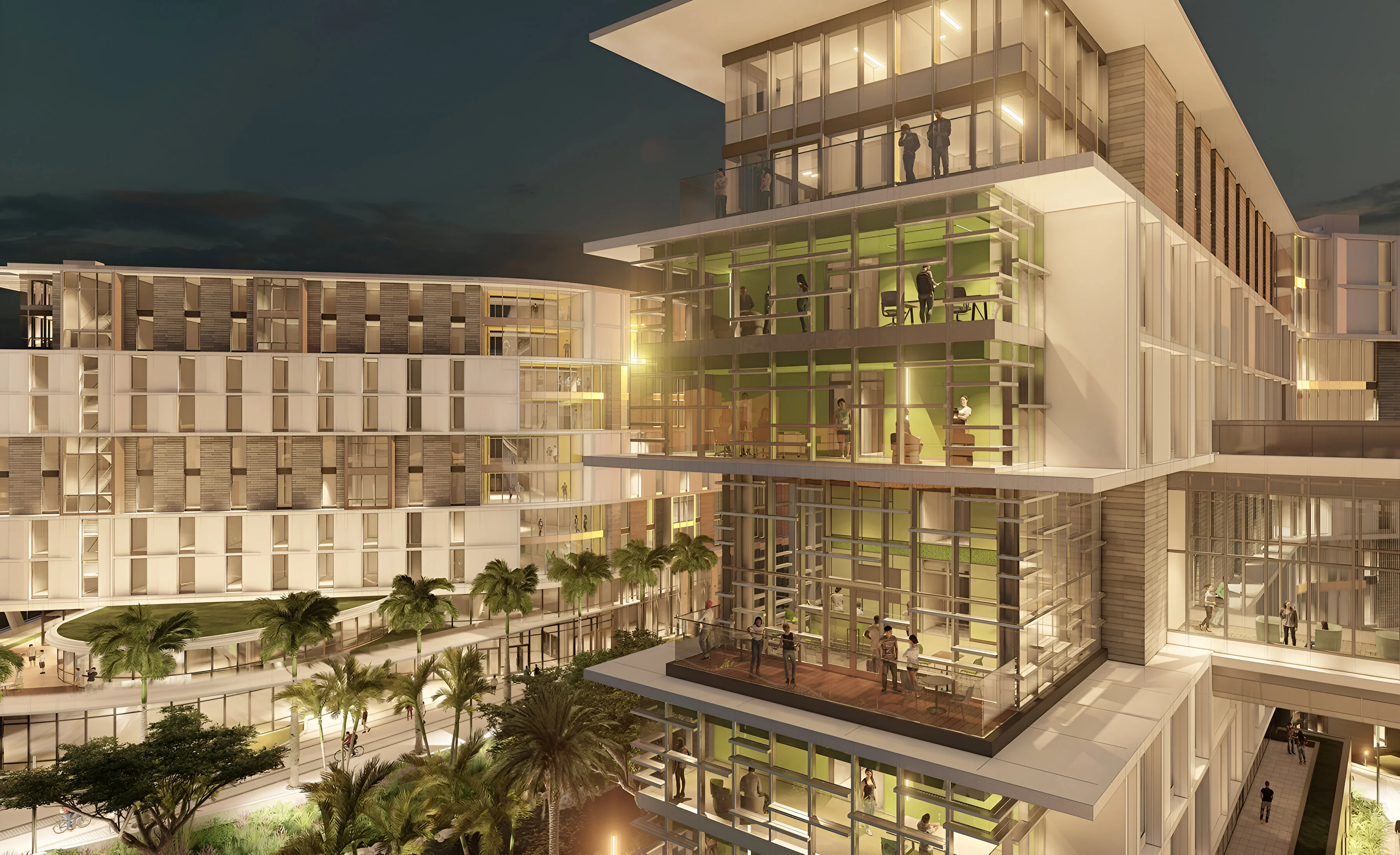 University of Miami's new $355 million Centennial Village that’s designed to house more than 2,000 students just topped out, and opening next year