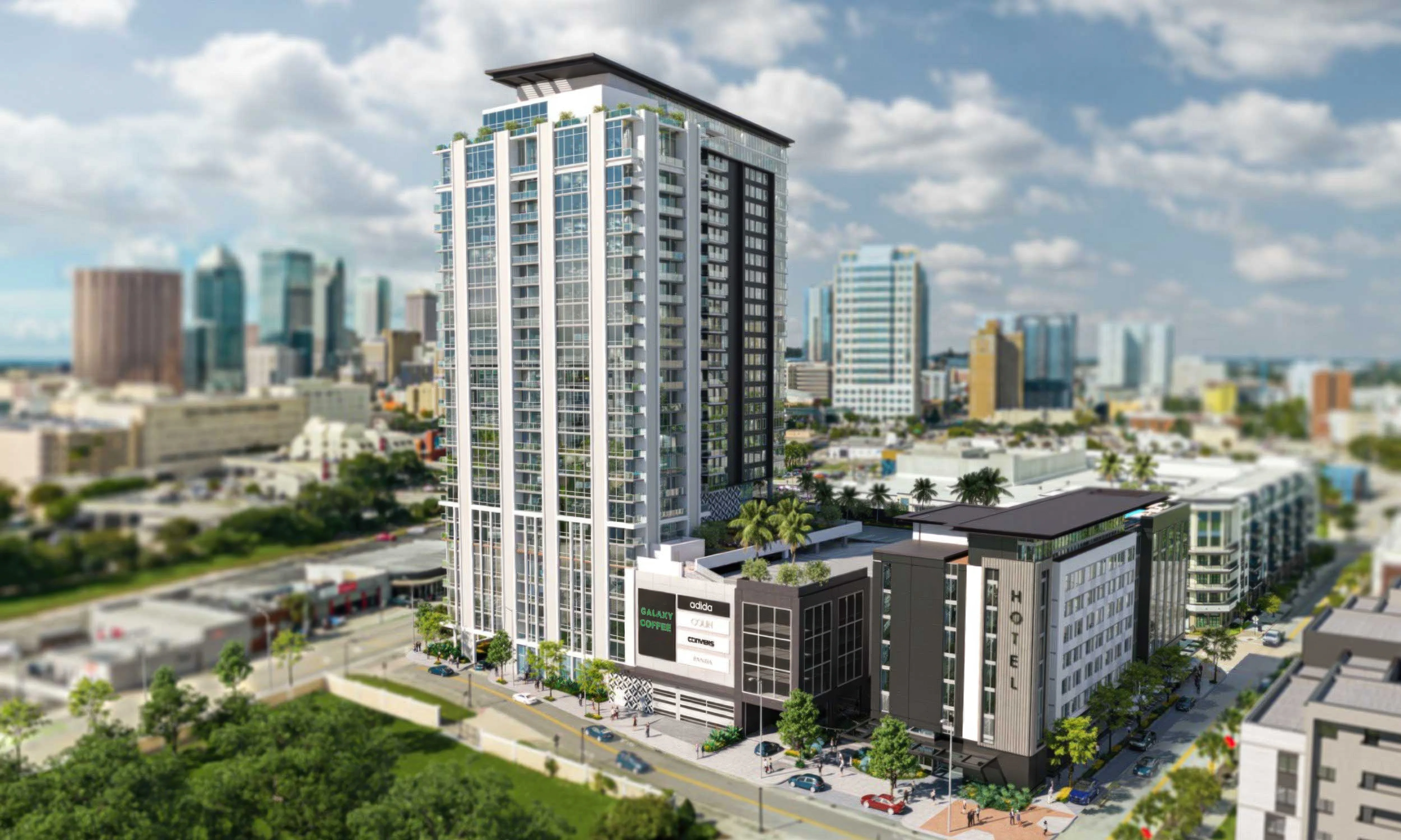 $200 million mixed-use development is coming to Downtown Tampa's Encore District, offering an Element by Westin hotel and apartments