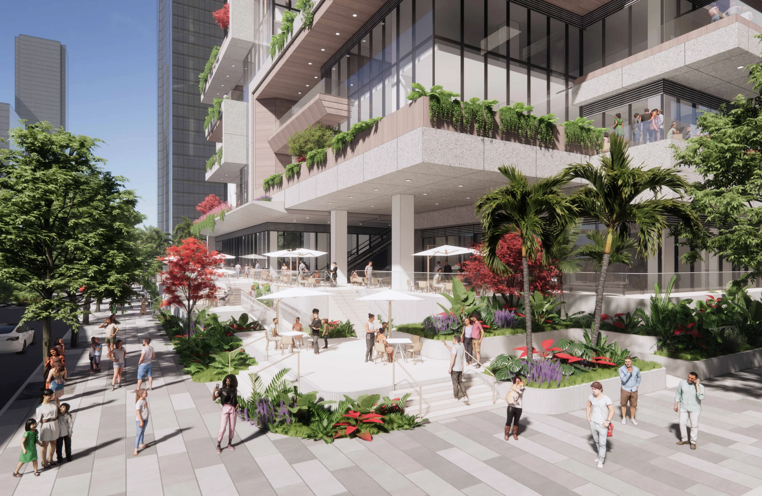 40-Story LEED Platinum-certified, Santander Tower,is planned in Brickell, Miami’s Financial District, and will offer 600,000 square feet of Class A office space