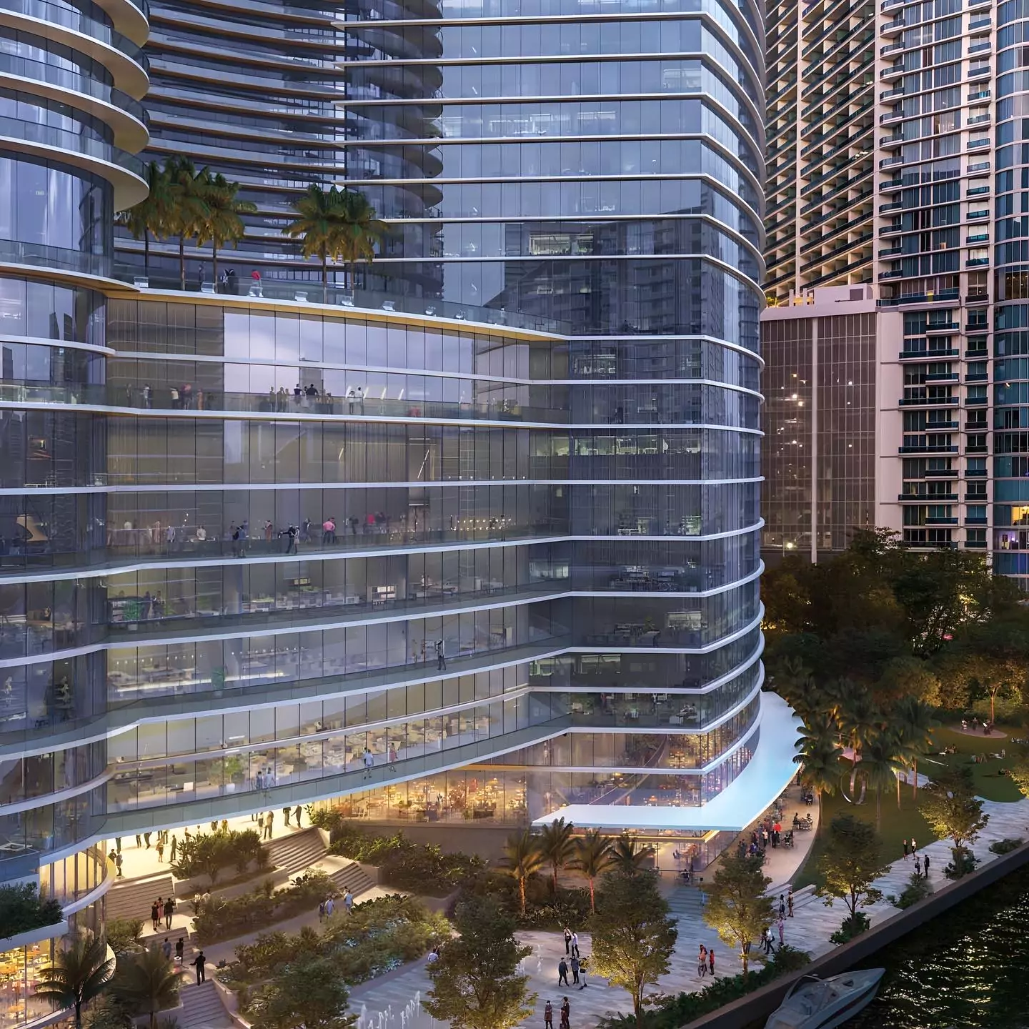 $1.7 billion Miami Riverbridge, mixed-use development with three towers, expects 2029 completion