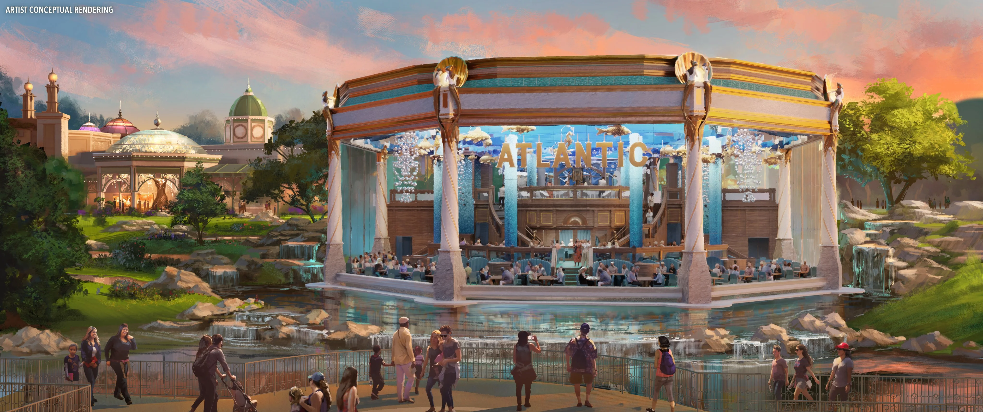 Universal Orlando releases renderings of newEpic Universe theme park revealing hotel and unique portals to each world, opening in 2025