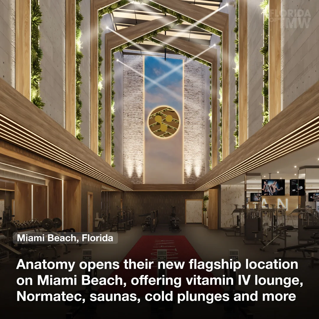 Anatomy opens their new flagship location on Miami Beach, offering IV