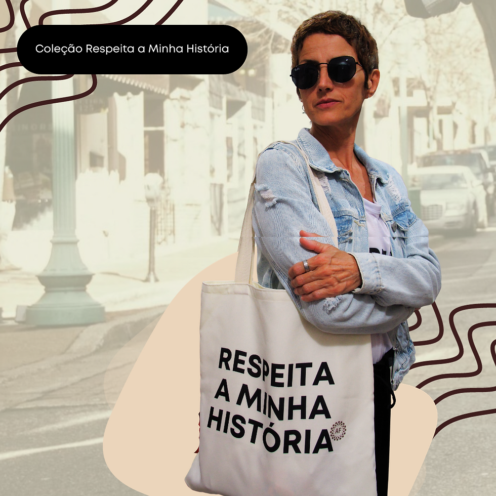 Miniatura: Ecobag "Respeita a minha história"