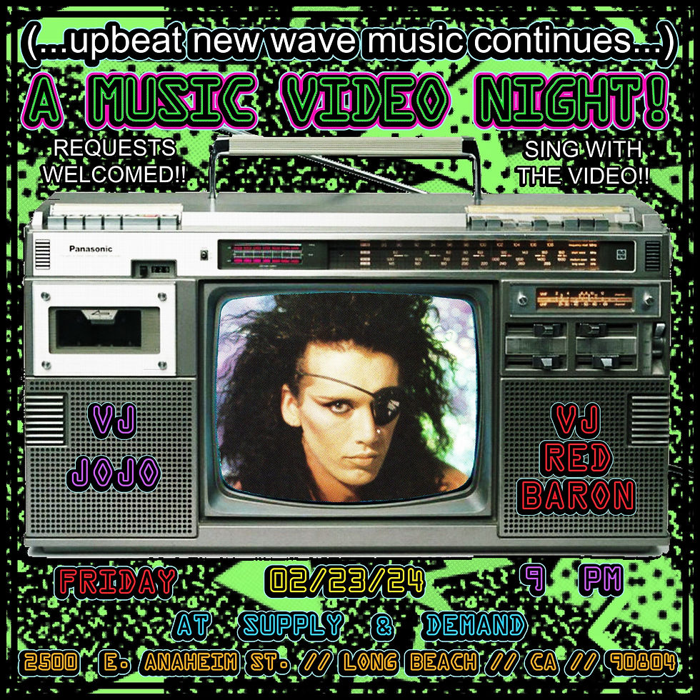 80's Video DJ Night w/ Karaoke