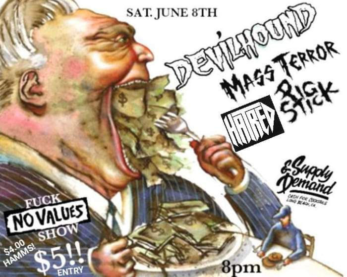 Devilhound // Mass Terror // Hatred // PigStick 