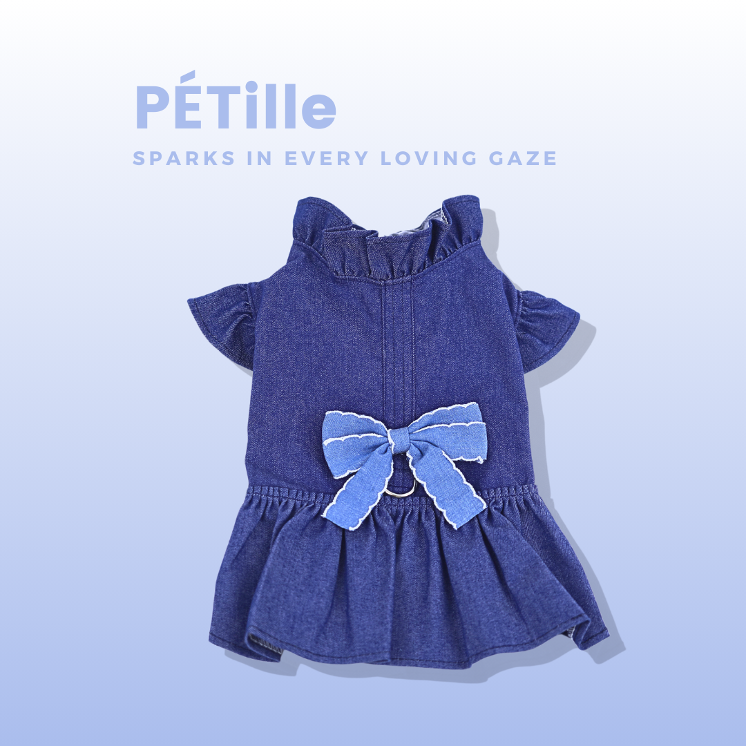 Denim Dress with Leash Clip