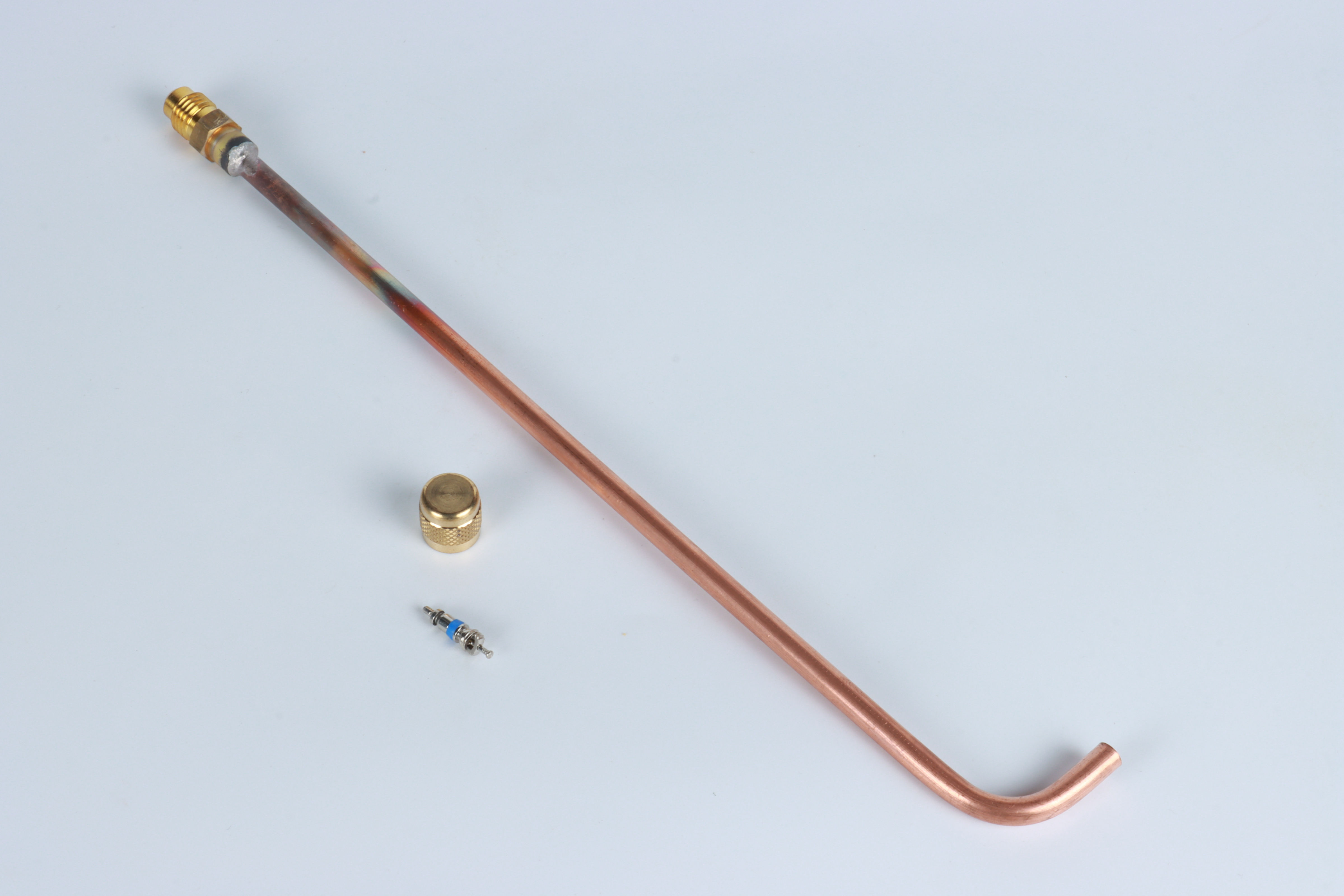 CHARGE VALVE +COPPER PIPE D.6MM 26,5CM FC2/3