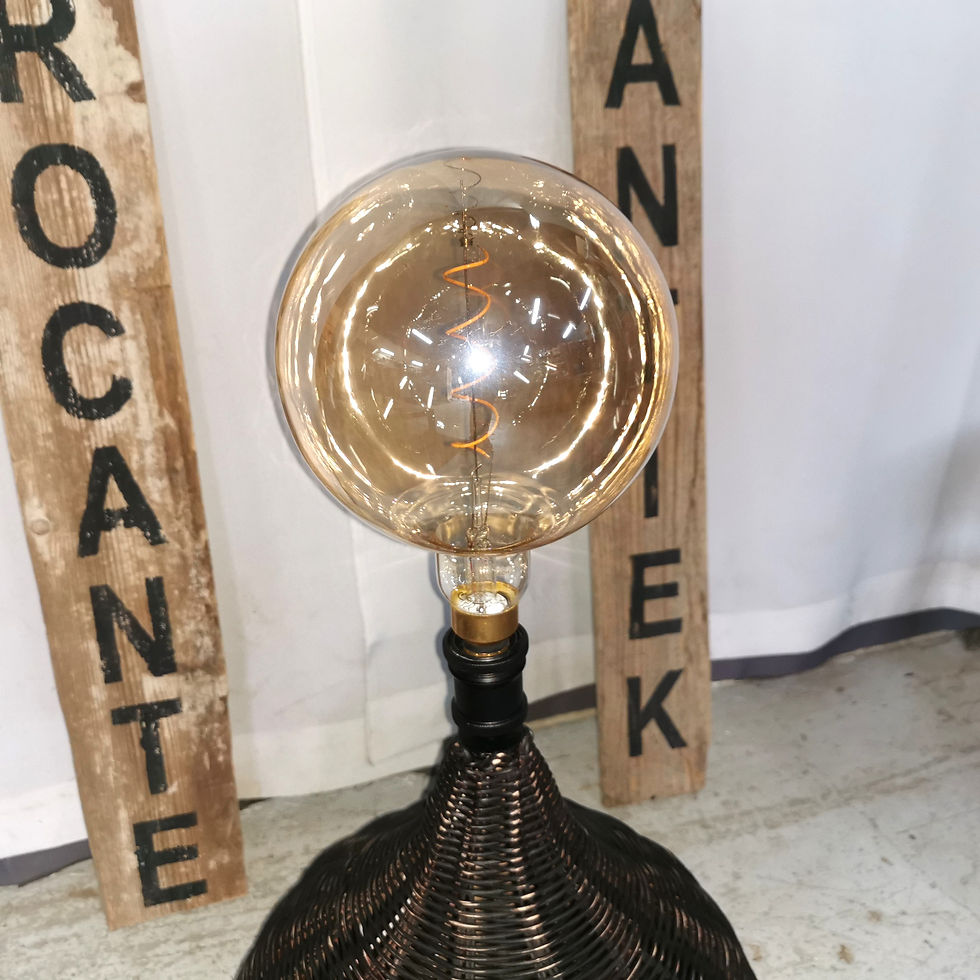 Grote nieuwe rieten vloerlamp (5)