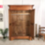 Hoge LP kleerkast ronde kop H 237 (14)