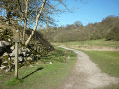 The start of a Peak District walk