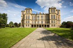 Hardwick Hall, a National Trust property in Derbyshire, UK