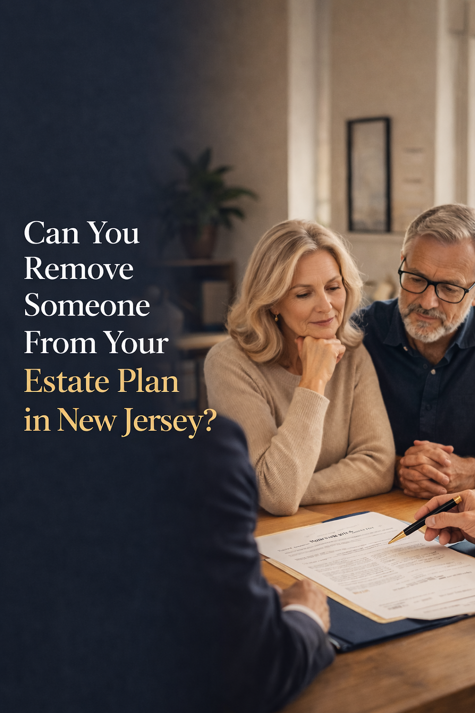 Can You Remove Someone from Your Estate Plan in New Jersey