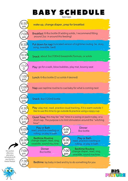 Colorful Digital Daily Learning Schedule