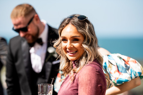 Reception at a wedding at the Cliff Hotel and Spa by South Wales Wedding Photographer