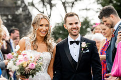 Ceremony at Coed y Mwstwr Hotel by South Wales Wedding Photographer