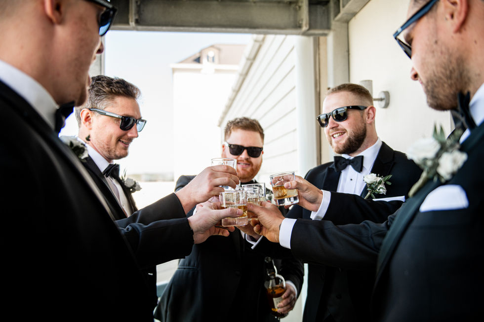 Getting ready photos at a wedding at the Cliff Hotel and Spa by South Wales Wedding Photographer