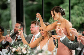 Reception at Fairyhill by South Wales Wedding Photographer