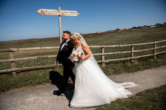 Couple Portraits at a wedding at the Cliff Hotel and Spa by South Wales Wedding Photographer