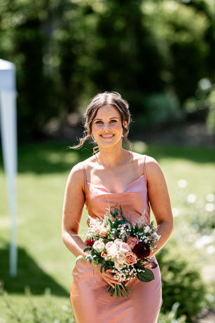 Outdoor Ceremony at Fairyhill by South Wales Wedding Photographer
