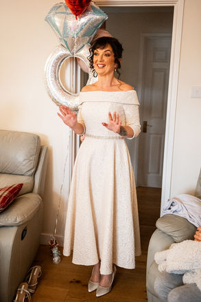 Getting ready at South Wales Wedding at the Emlyn Hotel by South Wales Wedding Photographer