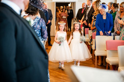 Ceremony photos at a wedding at the Cliff Hotel and Spa by South Wales Wedding Photographer
