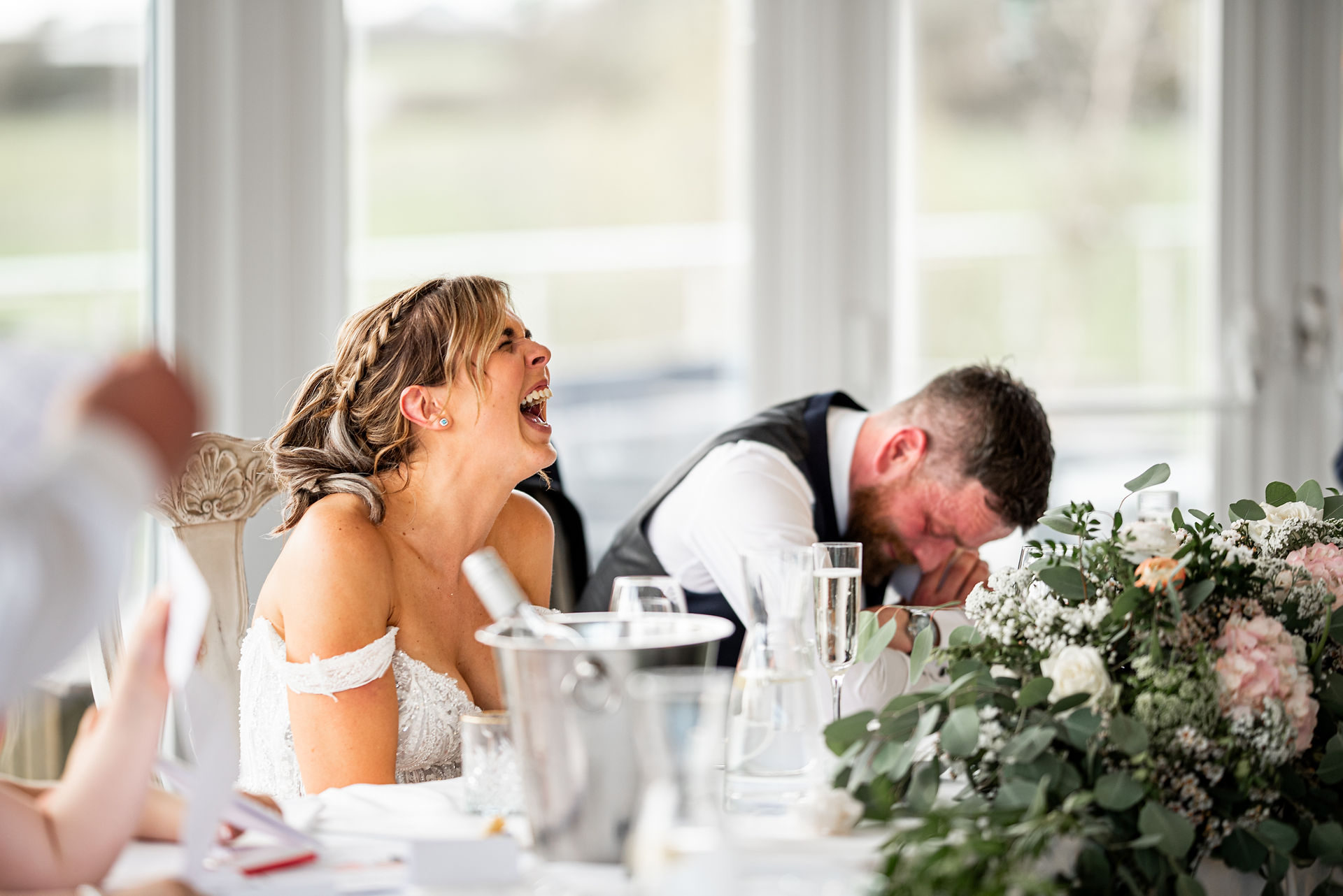 Reception at Oldwalls Gower Wedding by South Wales Wedding PhotographerReception at Oldwalls Gower Wedding by South Wales Wedding Photographer