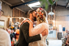 Wedding at The Shed at Mwnt captured by South Wales wedding photographer