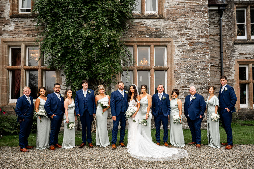 South Wales Wedding Photography at Rhosygilwen by a South Wales Wedding Photographer